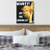 Toile Drôle Big Eyed Tarsier Ce que vous regardez (Insitu(Chambre))