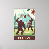 Toile Drôle Bigfoot croient (Recto)