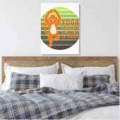 Toile Drôle chat mignon faisant du yoga. (Insitu(Chambre))