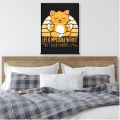 Toile Drôle chat mignon faisant du yoga. (Insitu(Chambre))