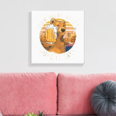Toile Drôle Combien de Bières Faut-il Prendre (Insitu(Salon))