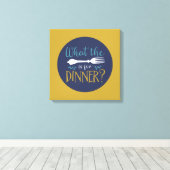 Toile Drôle Cuisine Ce Que La Fourche Retro Art Cuisine (Insitu (Plancher de Bois))