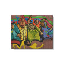 Drôle gens Graffiti Street art, art du monde réel
