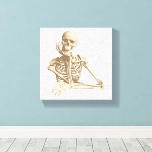 Toile Drôle Squelette (Insitu (Plancher de Bois))