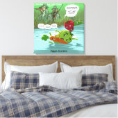 Toile Drôle Vegan Hunters Canvas Imprimer (Insitu(Chambre))