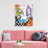 Toile Drop Dead Alice Wrapped Canvas (Insitu(Salon))