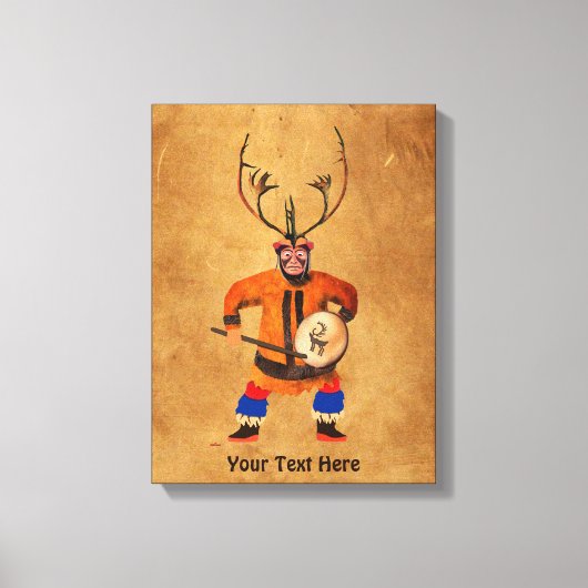 Toile Drumming Shaman (Recto)