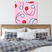 Toile Drupes de Memphis Design (Insitu(Chambre))