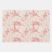 Toile Du Jouy Wrapping Paper Flat Sheet Set 3 (Voorkant)