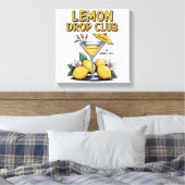 Toile du Lemon Drop Club - Impression d'art de cit (Insitu(Chambre))