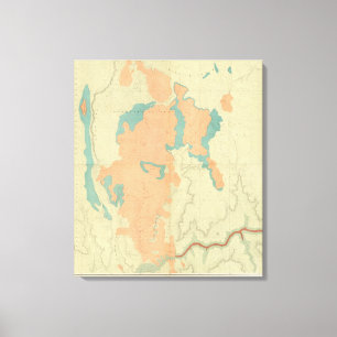 Toile Du nord composé et sud de plateau d'Uinkaret demi