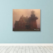 Toile du phare de Block Island (Insitu (Plancher de Bois))