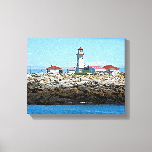 Toile du phare de Machias Seal Island (Recto)
