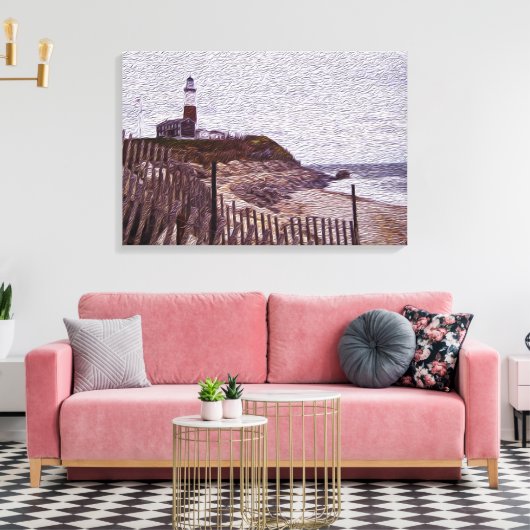 Toile du phare East Coast (Insitu(Salon))