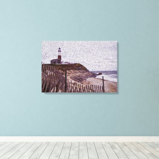 Toile du phare East Coast (Insitu (Plancher de Bois))