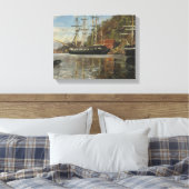 Toile Du port d'Arendal par Siegwald Dahl (Insitu(Chambre))