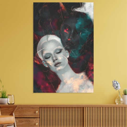 Toile Dualisme (Insitu(Salon))