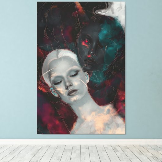 Toile Dualisme (Insitu (Plancher de Bois))