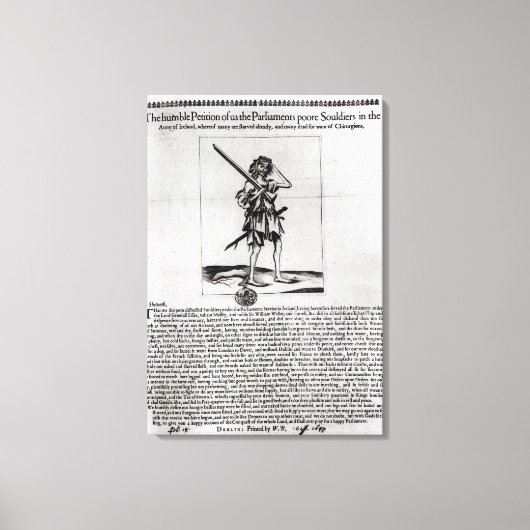 Toile Dublin Broadsheet, 1647 (Recto)