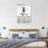 Toile Dublin Broadsheet, 1647 (Insitu(Chambre))