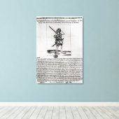 Toile Dublin Broadsheet, 1647 (Insitu (Plancher de Bois))