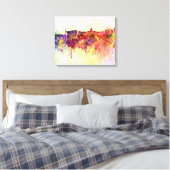 Toile Dublin skyline in background watercolor (Insitu(Chambre))