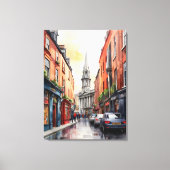 Toile Dublin watercolor (Recto)