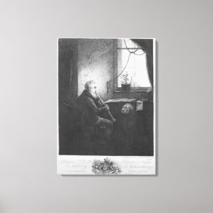 Toile Duc Esterhazy Playing la clarinette, 1809