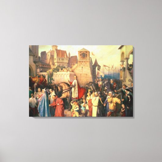 Toile Duc Leopold le glorieux entre à Vienne (Recto)