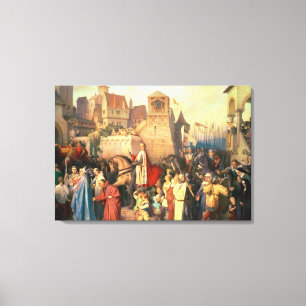 Toile Duc Leopold le glorieux entre dans Vienne