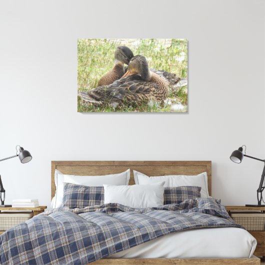 Toile Duck Love (Insitu(Chambre))