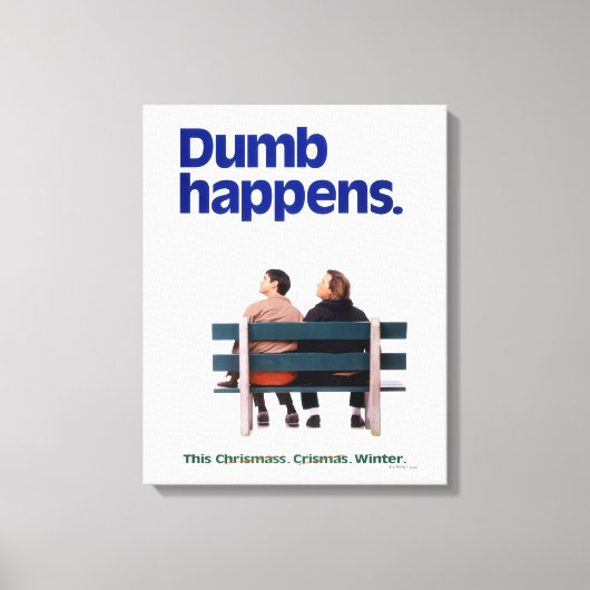 Toile Dumb and Dumber | Des imperfections (Recto)