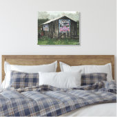 Toile Duncans Mills, Old Barn Watercolor (Insitu(Chambre))