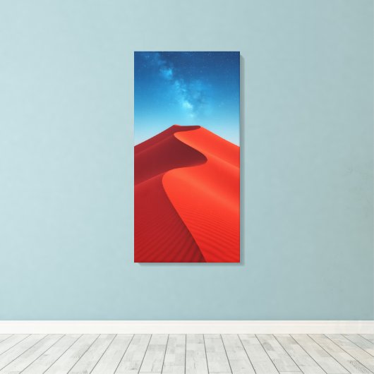 Toile Dune de sable du désert (Insitu (Plancher de Bois))