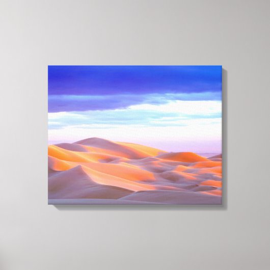 Toile Dunes de Glamis au coucher du soleil (Recto)