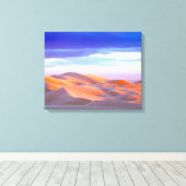 Toile Dunes de Glamis au coucher du soleil (Insitu (Plancher de Bois))