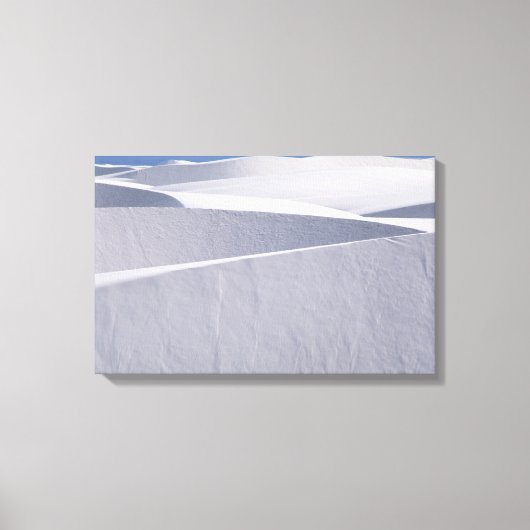 Toile Dunes de sable blanc sous ciel bleu 2 (Recto)