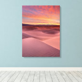 Toile Dunes de sable rose, Death Valley, CA (Insitu (Plancher de Bois))