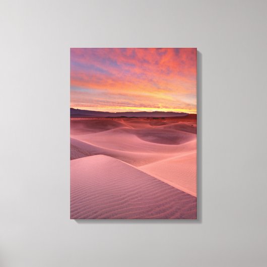 Toile Dunes de sable rose, Death Valley, CA (Recto)