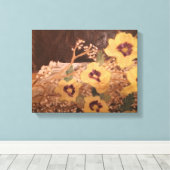 Toile Durée de vie fixe, Fleurs dans un registre SARR (Insitu (Plancher de Bois))