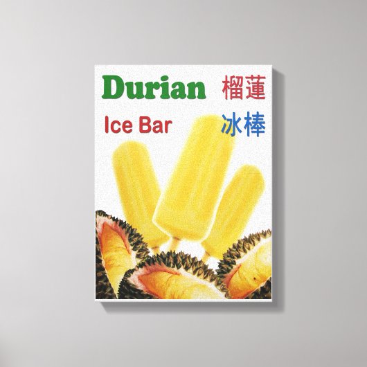 Toile Durian Ice Bar Tropical Fruit Popsicle (Recto)