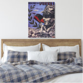 Toile Durruti. Les vrais anarchistes sont_Propaganda Pos (Insitu(Chambre))