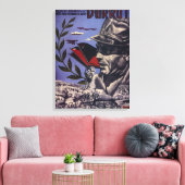 Toile Durruti. Les vrais anarchistes sont_Propaganda Pos (Insitu(Salon))