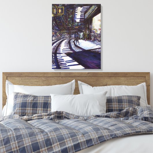 Toile Dusting the Piano (Insitu(Chambre))