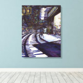 Toile Dusting the Piano (Insitu (Plancher de Bois))