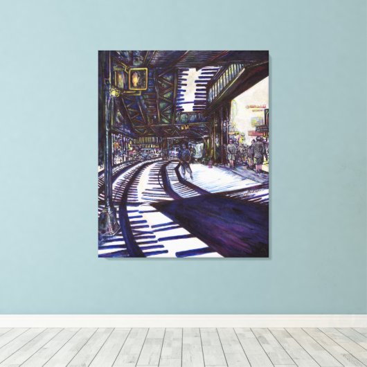 Toile Dusting the Piano (Insitu (Plancher de Bois))