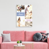 Toile Dusty bleu et rose (Insitu(Salon))