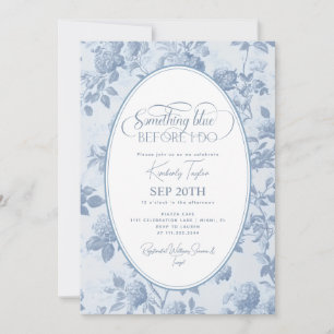 Toile Dusty Blue Something Blue Vrijgezellenfeest Kaart