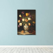 Toile Dutch Masters Tulip Still Life Print | Oil paint. (Insitu (Plancher de Bois))