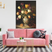 Toile Dutch Masters Tulip Still Life Print | Oil paint. (Insitu(Salon))